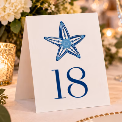 Tented Table Card